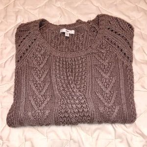 GAP Cable Knit Sweater Brown/Mocha